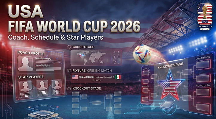 USA FIFA World Cup 2026: Coach, Schedule & Star Players